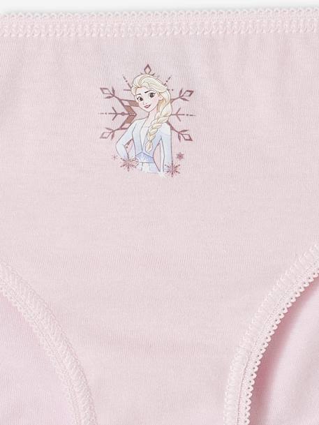 Lot De 3 Culottes Fille - Motifs La Reine Des Neiges (Elsa, Anna) - Taille Unique Enfant