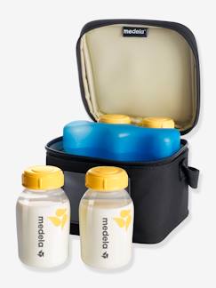 -Cooler Bag - Compartiment et bloc réfrigérant + 4 biberons
