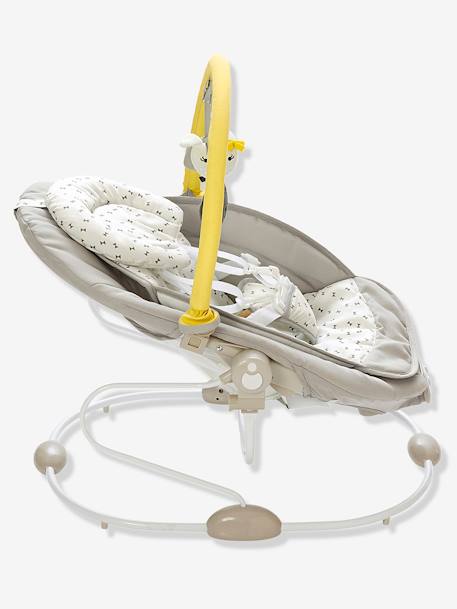 Schommelstoel met speeltjesboog Babyswing van VERTBAUDET Bedrukt grijs+EFFEN DONKERBLAUW - vertbaudet enfant 