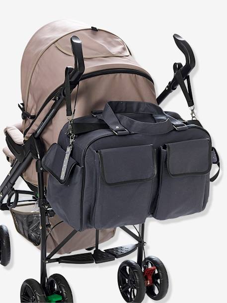 Sac à langer Week-end vertbaudet Anthracite+NOIR - vertbaudet enfant 