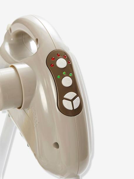 Schommelstoel met speeltjesboog Babyswing van VERTBAUDET Bedrukt grijs+EFFEN DONKERBLAUW - vertbaudet enfant 