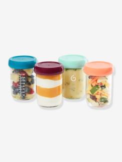 Puériculture-Repas-Robot de cuisine et accessoires-4 babybols en verre (220 ml)