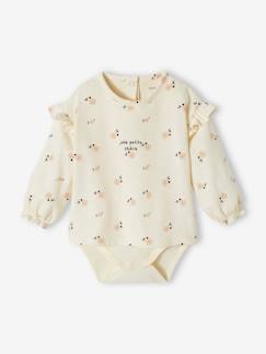 Baby-T-shirt, coltrui-Rompershirt met lange mouwen van biologisch katoen