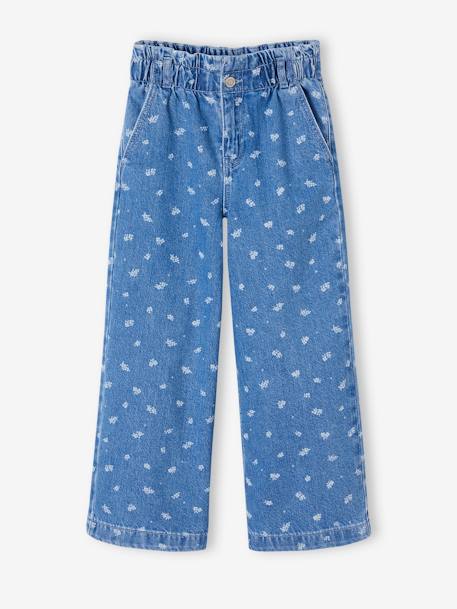 Fille-Pantalon large motifs fantaisie fille