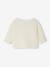 Sweat volant en broderie anglaise naissance écru - vertbaudet enfant 