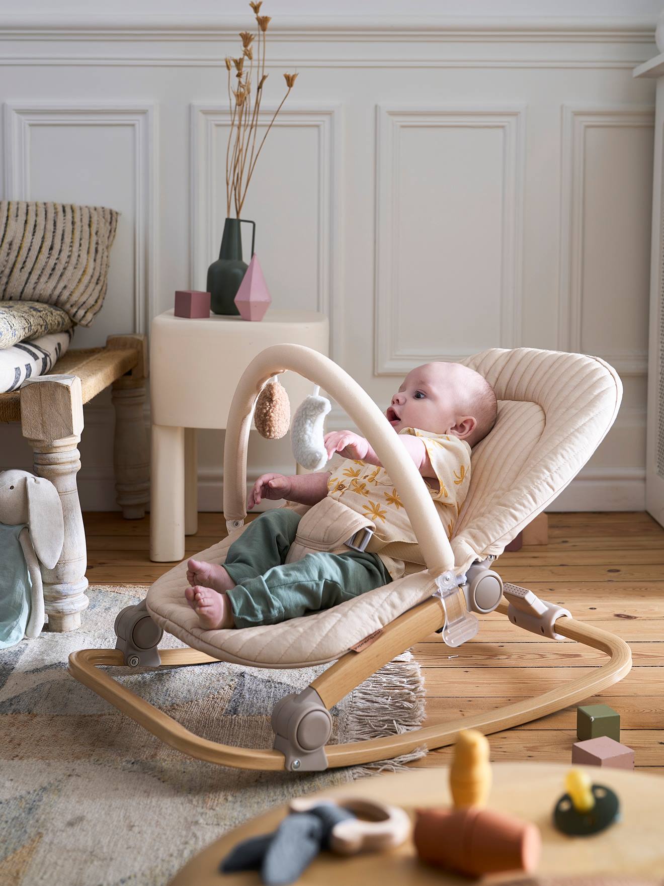 Vertbaudet Transat Met Babydream-boog Ecru