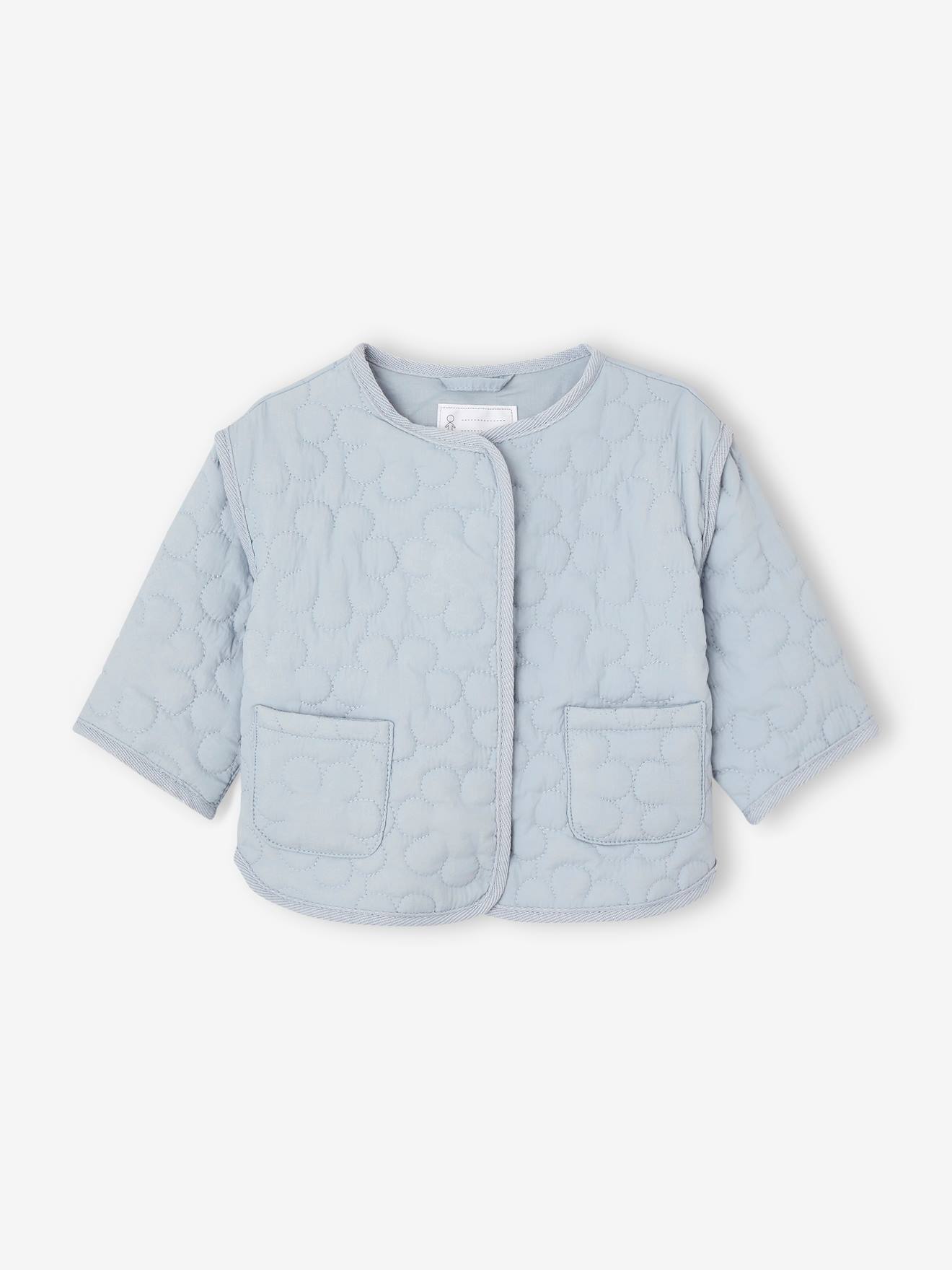 Vertbaudet Gewatteerd Babyvest Lichtblauw