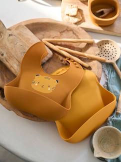 -Lot 2 bavoirs en silicone