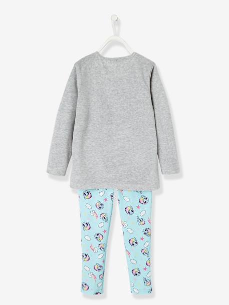 Meisjes pyjama My little Pony® GESPIKKELD LICHTGRIJS - vertbaudet enfant 