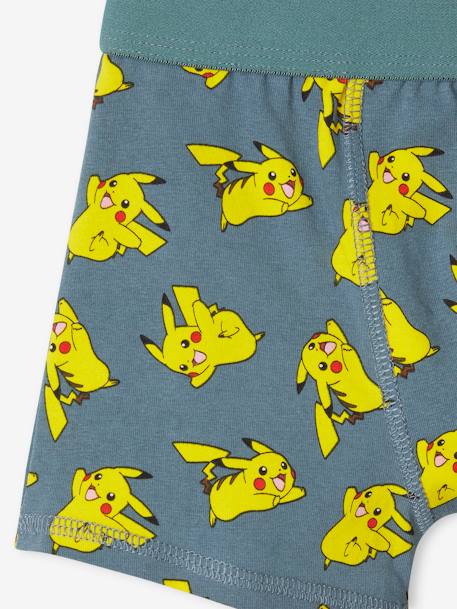 Bottes De Pluie Pokemon Pikachu Pour Enfant - Taille 30, Bleu Grisé, Motif Pikachu - Semelle PVC, Doublure Coton