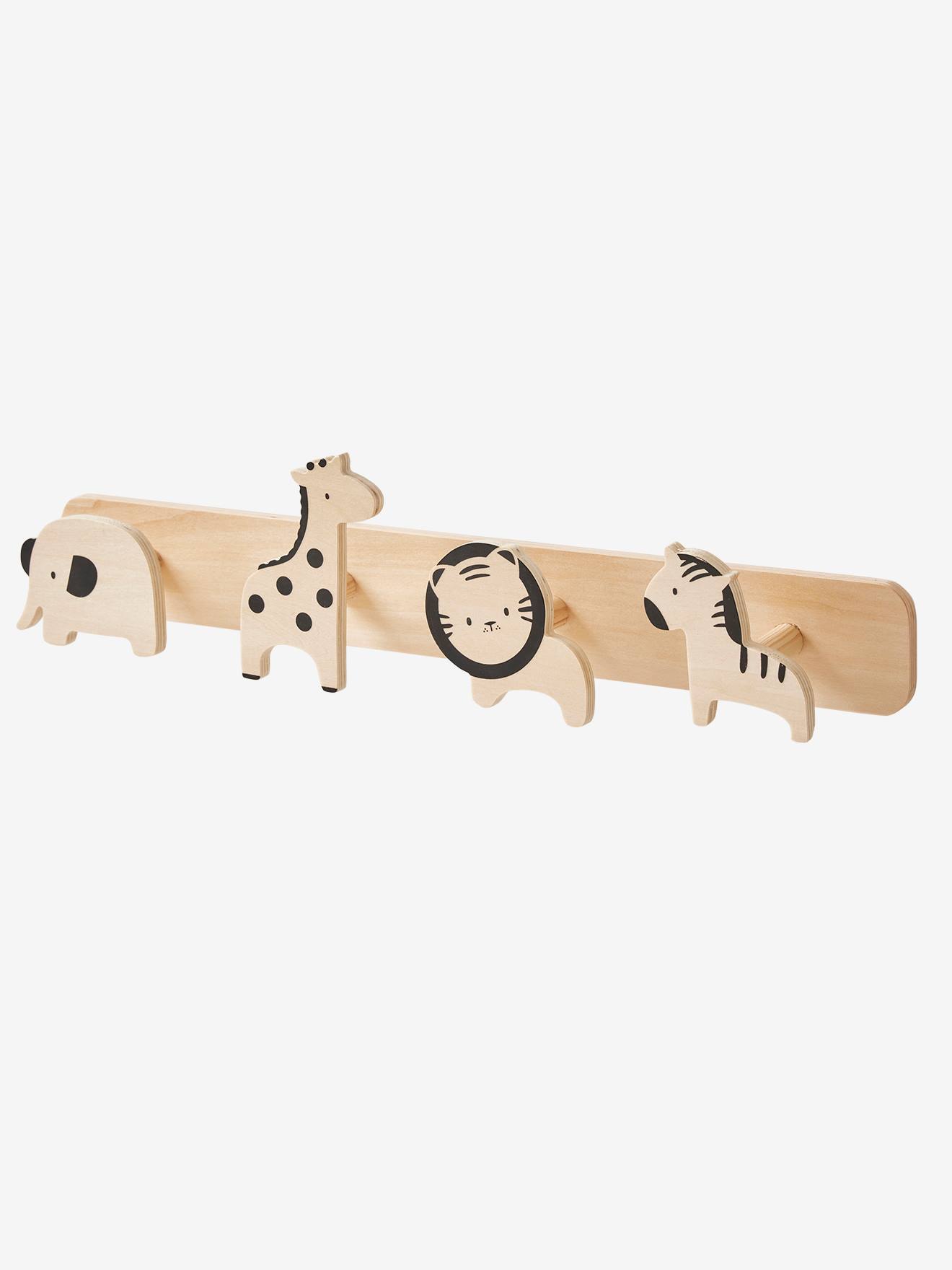 Vertbaudet Kapstok Met Haken Met Jungledieren Hout