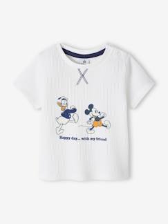 Baby-T-shirt, coltrui-Babyshirt van wafelstof Disney® Mickey