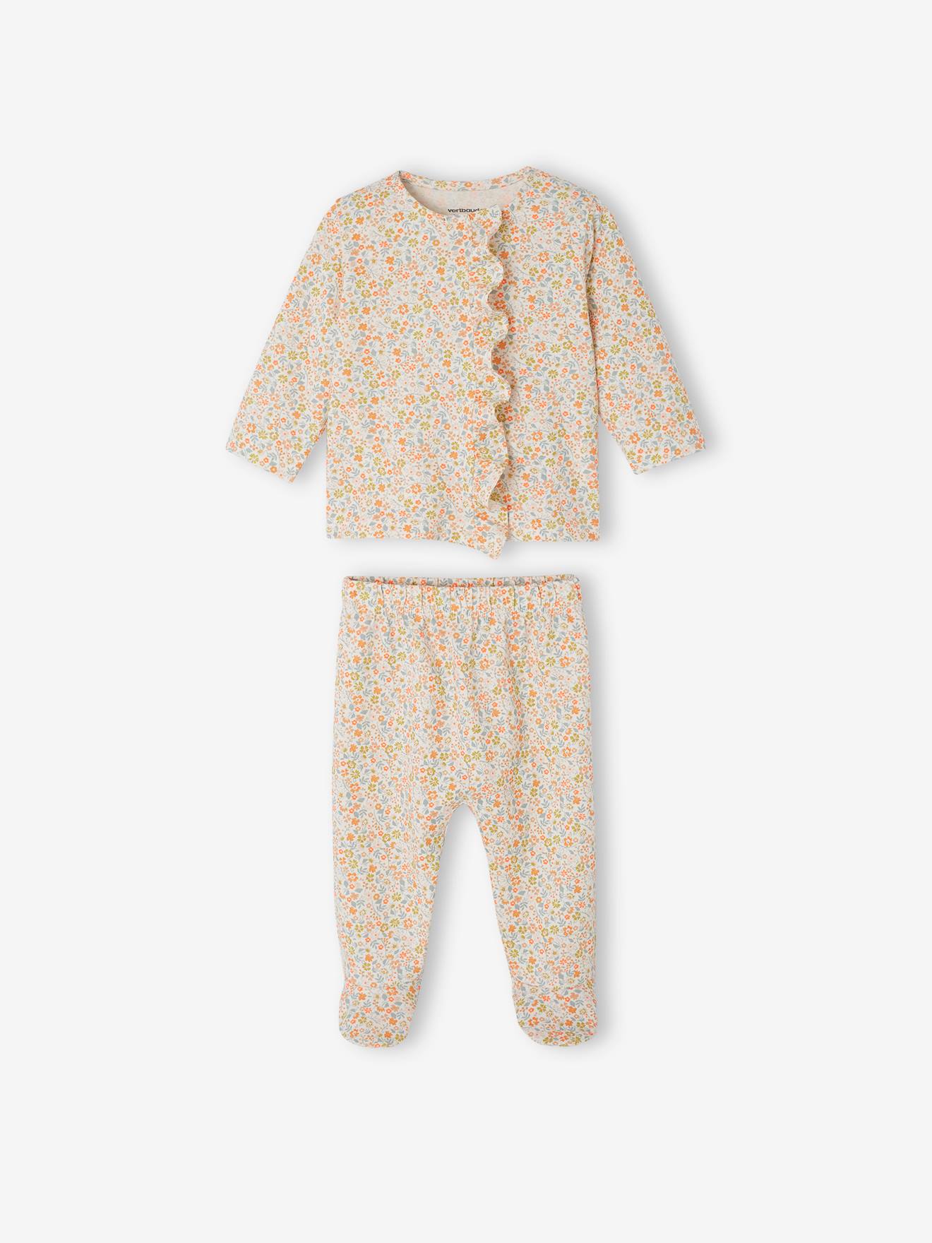 Lot de 2 pyjamas 1 pièce en velours imprimé lamas assortis La Redoute