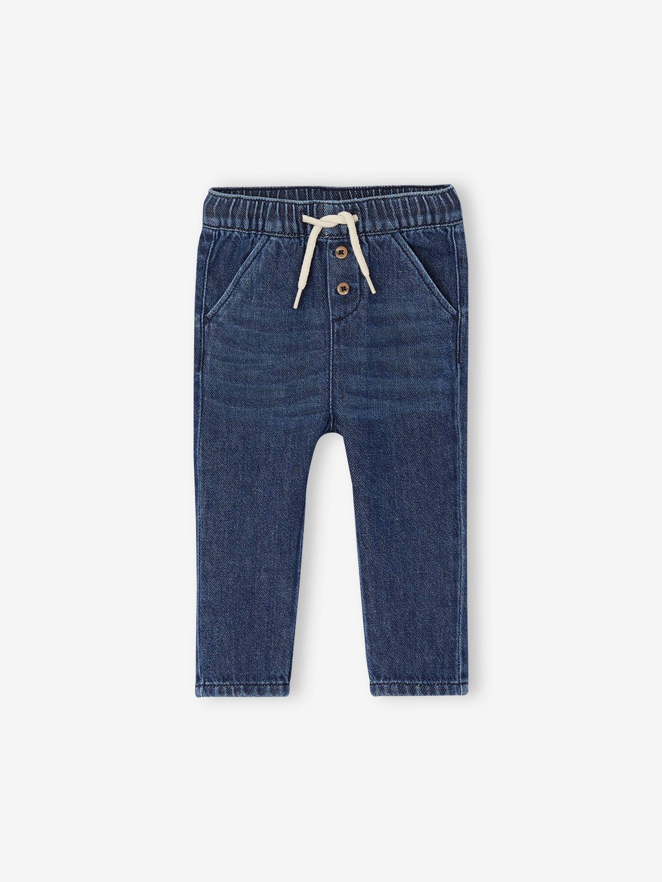 Vertbaudet Lichte Denim Broek Baby Ongewassen Denim