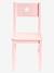 Kinderstoel met hoogte 30 cm. SIRIUS Grijs+Roze+Wit - vertbaudet enfant 