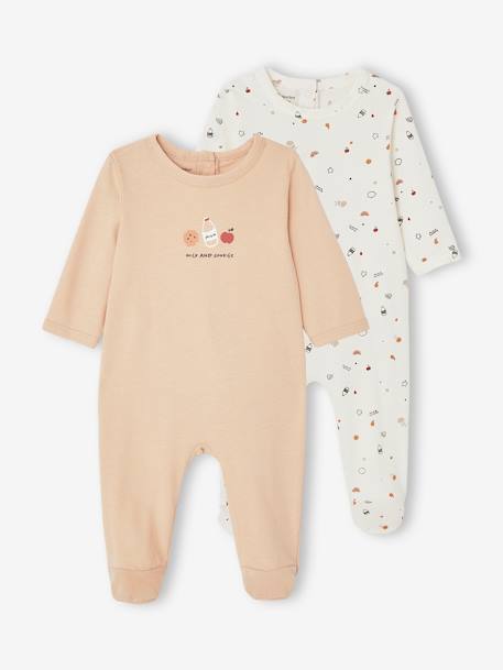 Bébé-Lot de 2 dors-bien naissance en jersey imprimé