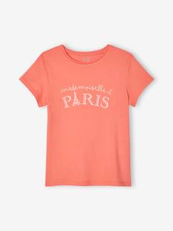 -Tee-shirt Basics à motif fille manches courtes