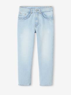 -Jean fille droit MorphologiK tour de hanches large