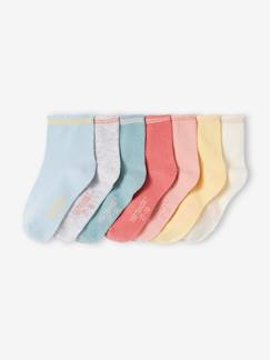 Meisje-Ondergoed-Sokken-Set van 7 paar halfhoge meisjessokken