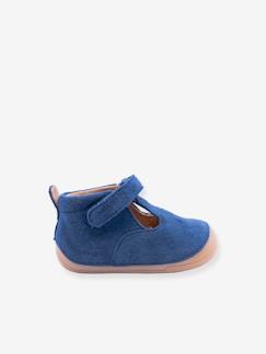 Chaussures-Bottillons scratchés cuir bébé 4001B102 Babybotte
