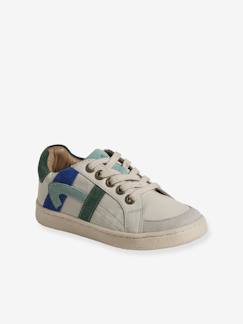 Baskets enfant garçon cuir zippées et élastiquées  - vertbaudet enfant