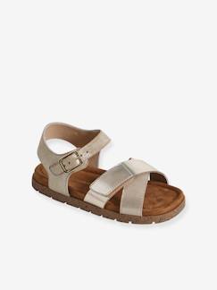 Chaussures-Chaussures fille 23-38-Sandales-Sandales ouvertes cuir enfant collection maternelle