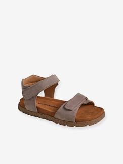 Chaussures-Chaussures garçon 23-38-Sandales scratchées cuir enfant collection maternelle