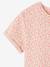 Robe Basics imprimée fille manches courtes blanc imprimé+écru+rayé bleu+rose+rose pâle+rose poudré+vert émeraude+vert foncé imprimé tropical - vertbaudet enfant 