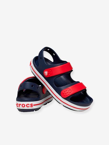 Sabots enfant 209423 Crocband Cruiser Sandal (TM) bleu ciel+marine+rose pâle - vertbaudet enfant 