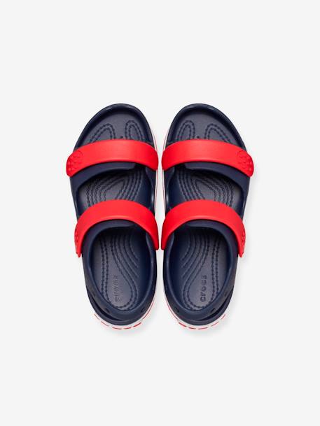 Sabots enfant 209423 Crocband Cruiser Sandal (TM) bleu ciel+marine+rose pâle - vertbaudet enfant 