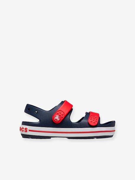 Sabots enfant 209423 Crocband Cruiser Sandal (TM) bleu ciel+marine+rose pâle - vertbaudet enfant 