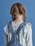 Blouse à volants en broderie anglaise fille bleu ciel+vert sauge - vertbaudet enfant 