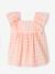Robe à volants bébé carreaux rose+rose imprimé - vertbaudet enfant 