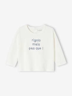 Personaliseerbaar T-shirt baby van biologish katoen  - vertbaudet enfant