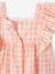 Robe à volants bébé carreaux rose+rose imprimé - vertbaudet enfant 