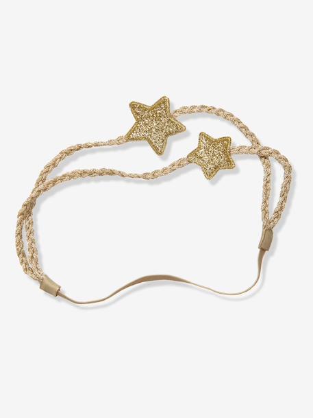 Headband double tresse 2 étoiles SABLE IRISE - vertbaudet enfant 