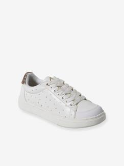 -Baskets enfant fille synthétique à scratchs ou lacets
