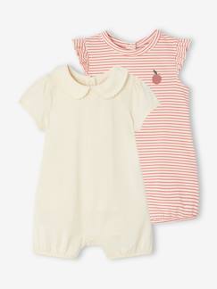 Baby-Pyjama,  overpyjama-Set van 2 baby combi-shorts