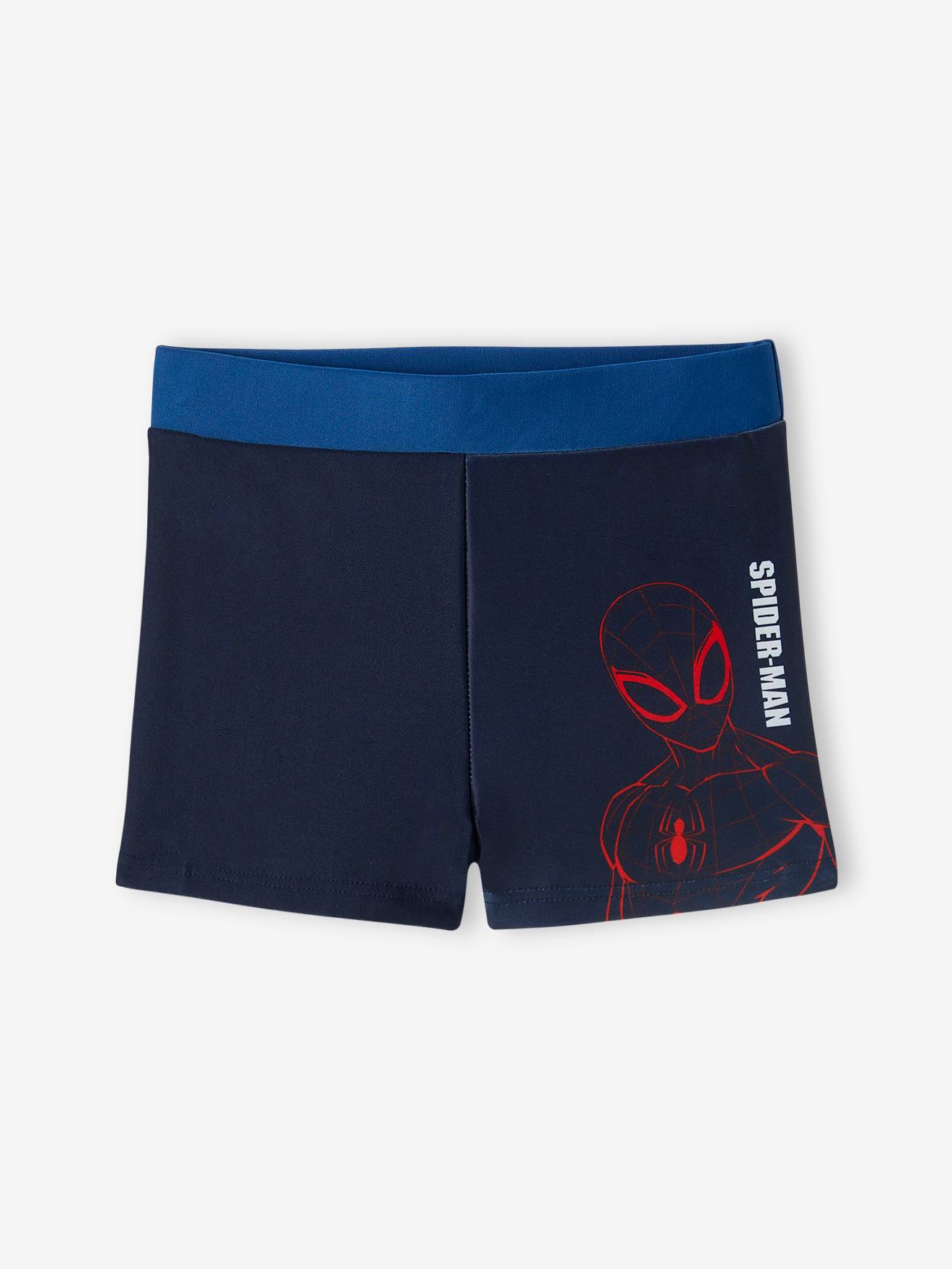 Short De Bain Spiderman Marvel Pour Garçon - Boxer De Natation Été - Taille 8 Ans (3 à 8 Ans) - Bleu