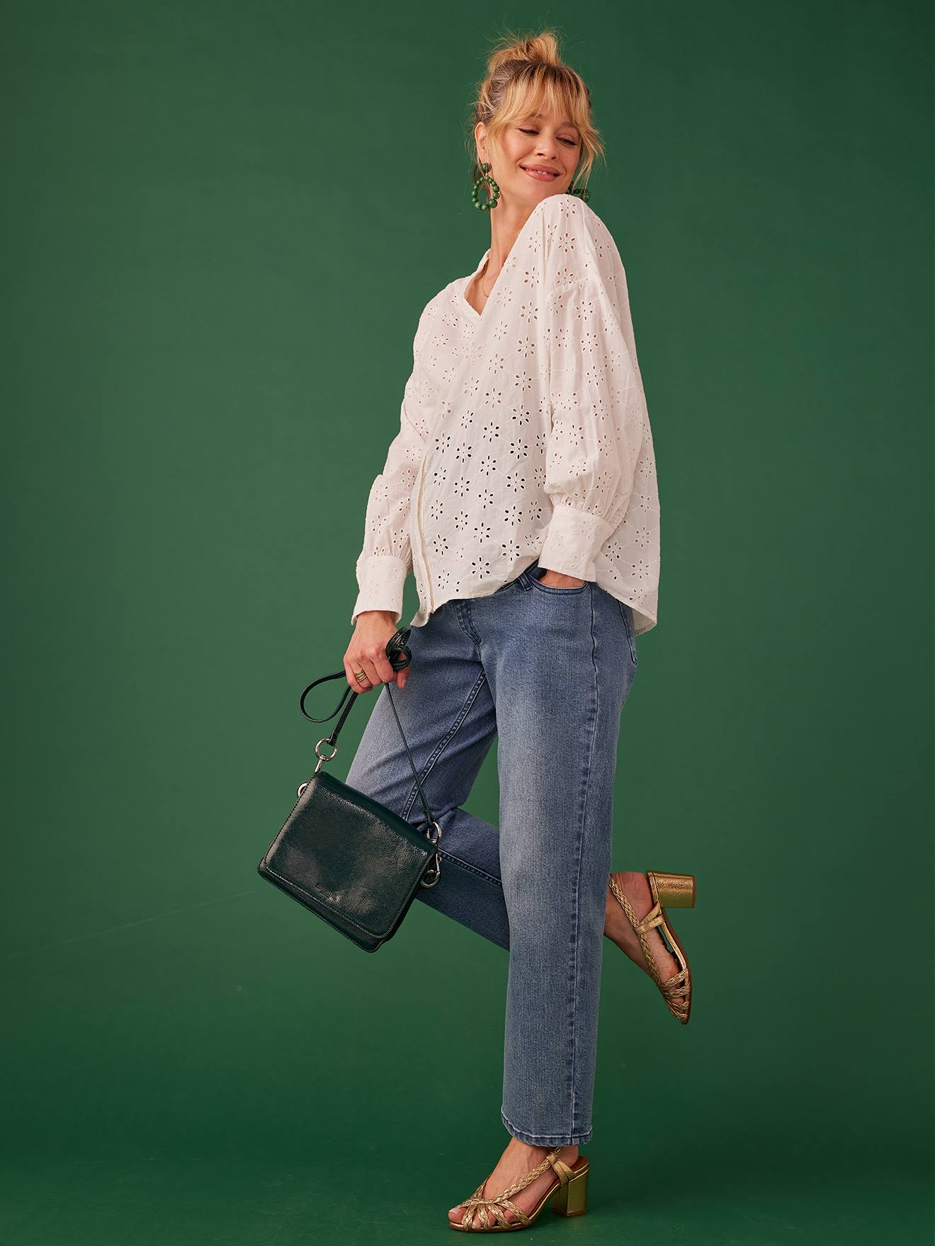 Rechte Zwangerschapsjeans Met Seamless Band Envie De Fraise Stone