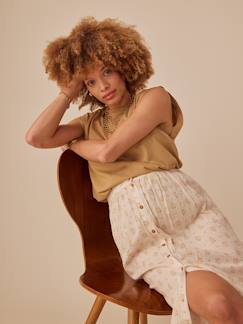 Moira Sable Robe Maxi Satinée à Col Baveux | Boutique