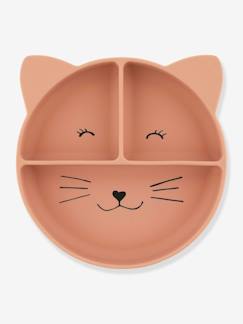 -Assiette en silicone avec compartiments Animal