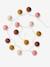 Guirlande boules lumineuse avec interrupteur framboise+rose+vert sauge - vertbaudet enfant 