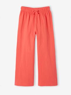 Meisje-Wijde legging met golvend effect voor meisjes