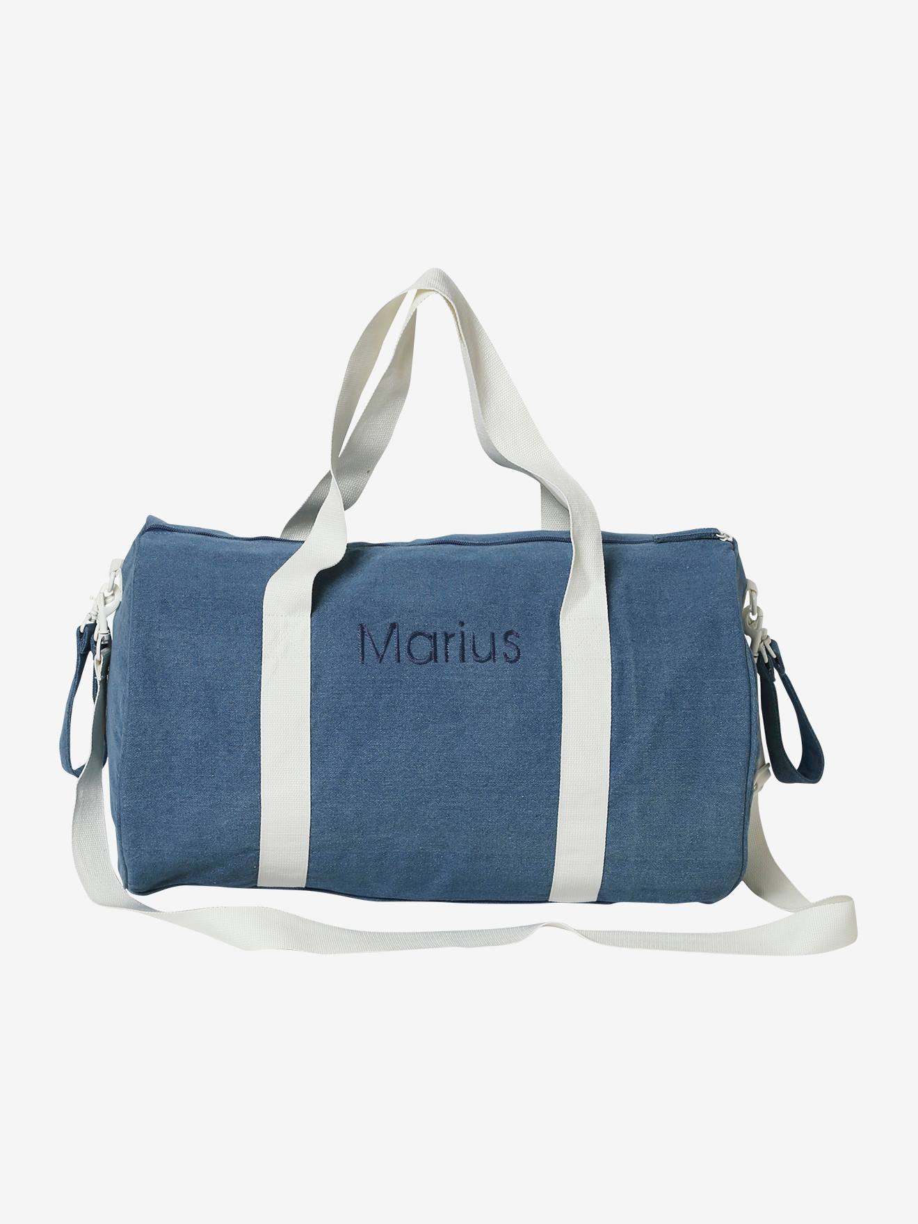 Vertbaudet Baby Roll Luiertas Van Denim Gebleekt Denim