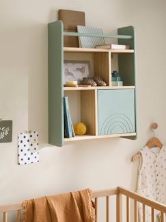 Slaapkamer en Opbergoplossingen-Opbergmeubel-Wandplank-Houten plank COLLECTIE REGENBOOG