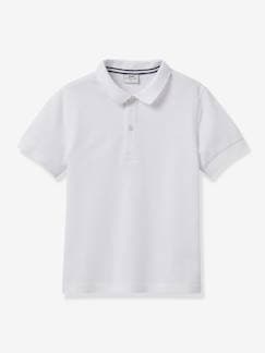 Jongens-T-shirt, poloshirt, souspull-Poloshirt-Jongenspolo van biokatoen CYRILLUS
