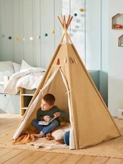 Jouet-Jeux d'imitation-Tipi réversible Géronimo en tissu et bois FSC®