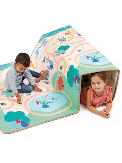 Jouet-Premier âge-Tapis d'éveil et portiques-Grand tapis pliable réversible - LUDI