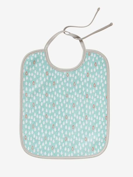 Lot de 7 bavoirs bébé VERTBAUDET ASSORTIS ETOILES/GOUTTES EAU+Imprimé jungle+MOTIFS FRUITS+MOTIFS NOEL - vertbaudet enfant 